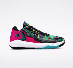 Converse All Star BB Jet Marbled Basketball Shoes Pink / Black / White | CV-691PMK