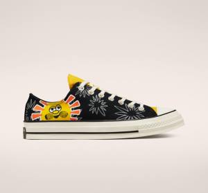 Converse Chuck 70 Sunny Floral Low Tops Shoes Black | CV-109JBD