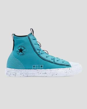 Converse Chuck Taylor All Star Crater Renew Knit High Tops Shoes Blue | CV-730QHZ