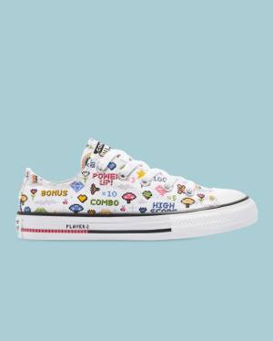 Converse Chuck Taylor All Star Girls Gamer High Tops Shoes White | CV-561MEG