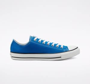 Converse Chuck Taylor All Star Seasonal Color Low Tops Shoes Blue | CV-071EMG