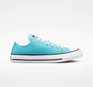 Converse Chuck Taylor All Star Seasonal Color Low Tops Shoes Blue / White / Black | CV-346KWG