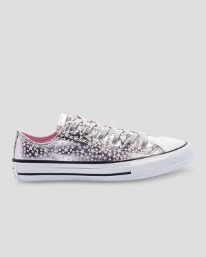 Converse Chuck Taylor All Star Shes A Star Low Tops Shoes Pink Silver | CV-184SEU