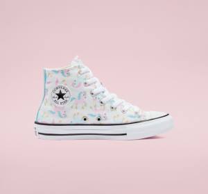 Converse Chuck Taylor All Star Unicons High Tops Shoes White / Multicolor / White | CV-697PAX