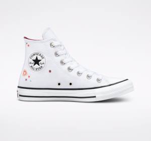 Converse Chuck Taylor All Star You Are On The Right Path High Tops Shoes White | CV-591TOA