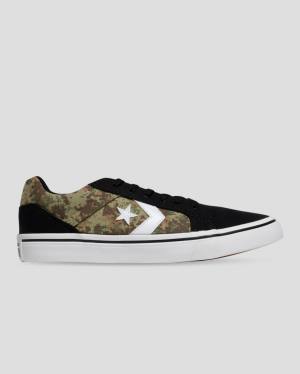 Converse El Distrito Mix And Match Low Tops Shoes Black Camo | CV-283DXR