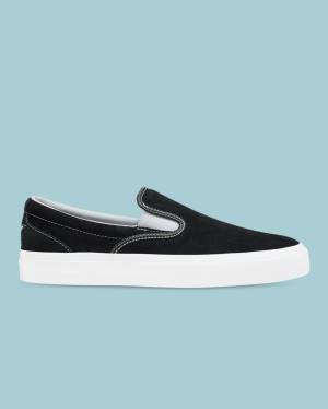 Converse One Star CC Slip On Low Tops Shoes Black | CV-943QWL