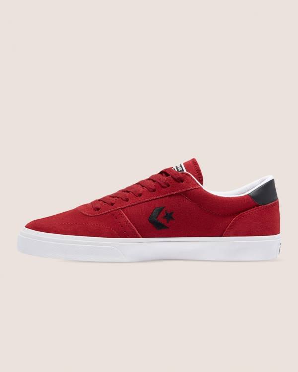 Converse Boulevard Suede Low Tops Shoes Red | CV-741MEO