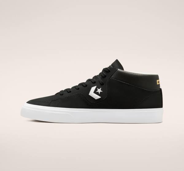 Converse CONS Louie Lopez Pro Mid Skate Shoes Black / White | CV-481PCI