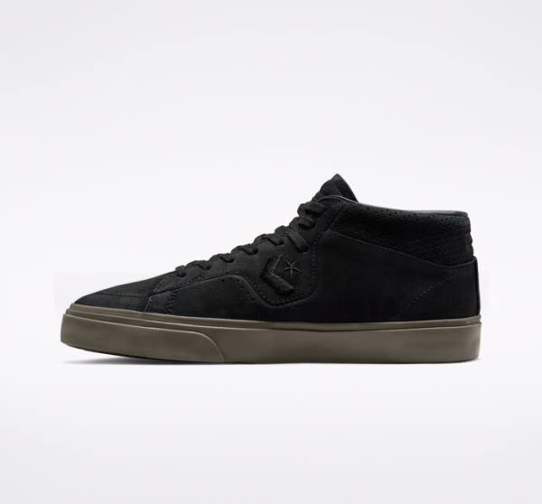 Converse CONS Louie Lopez Pro Nubuck Leather Skate Shoes Black / Light Brown | CV-230LAO