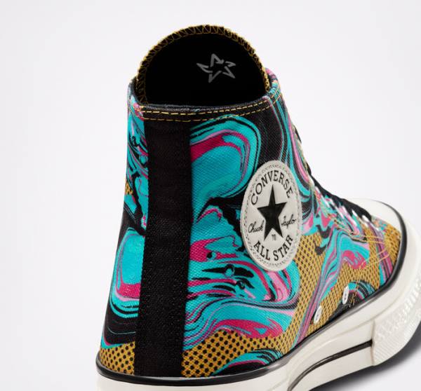 Converse Chuck 70 '90s Marbled High Tops Shoes Turquoise | CV-761LRM