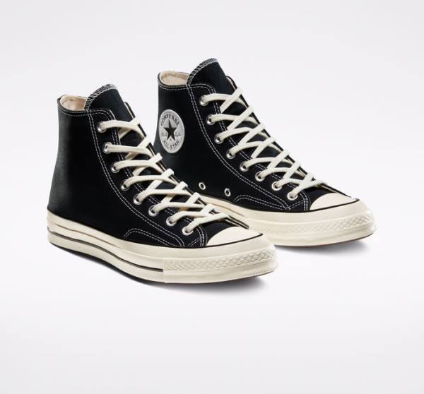 Converse Chuck 70 High Tops Shoes Black | CV-042MUI