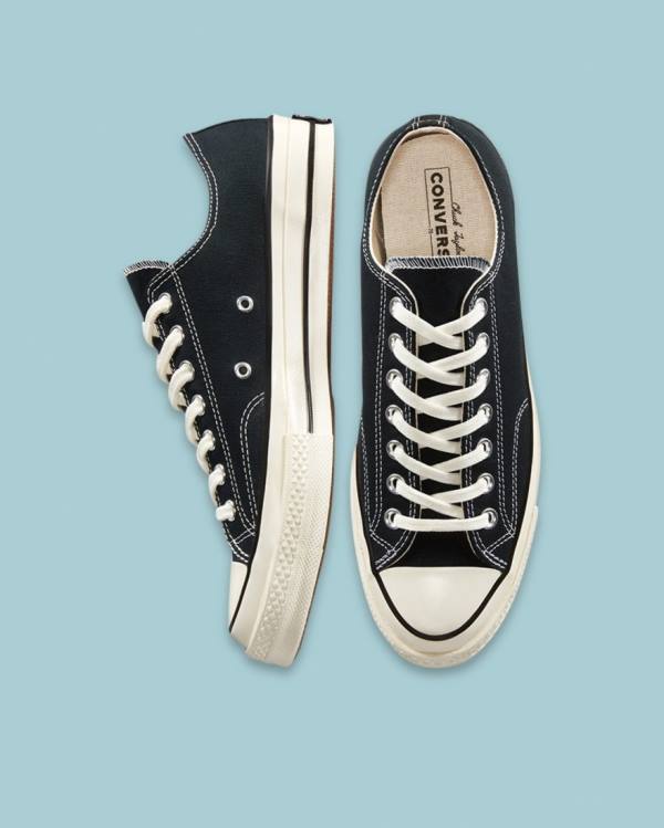 Converse Chuck 70 Low Tops Shoes Black | CV-836AUY