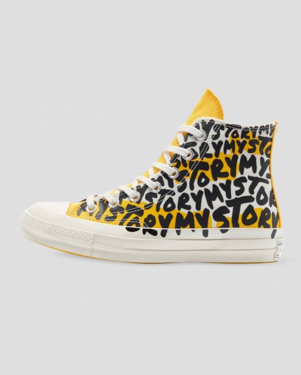 Converse Chuck 70 My Story High Tops Shoes Yellow | CV-879AOI