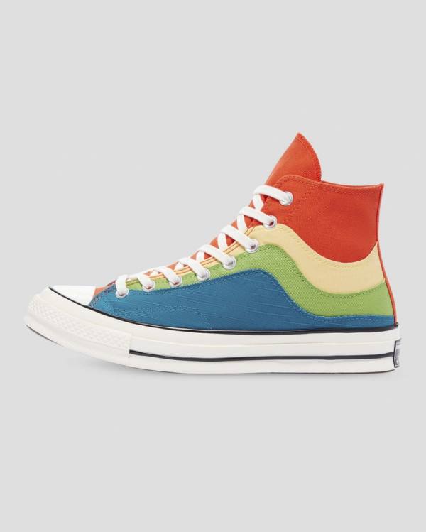 Converse Chuck 70 National Parks High Tops Shoes Blue Green Orange | CV-415FXW