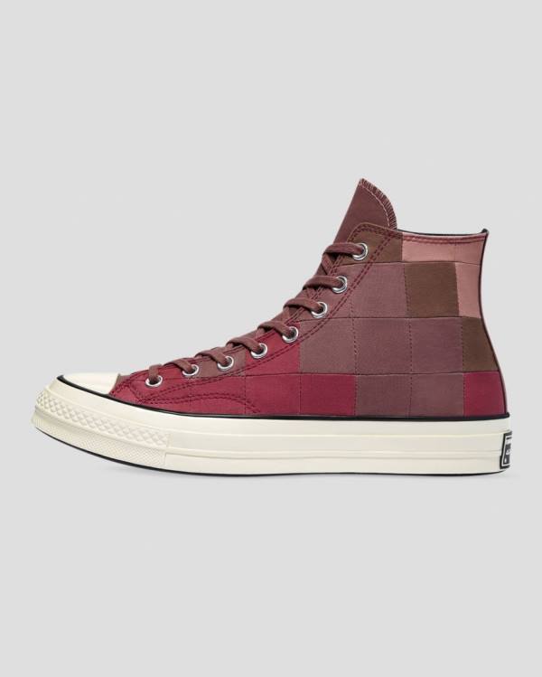 Converse Chuck 70 Natural Dye High Tops Shoes Burgundy | CV-654JQO