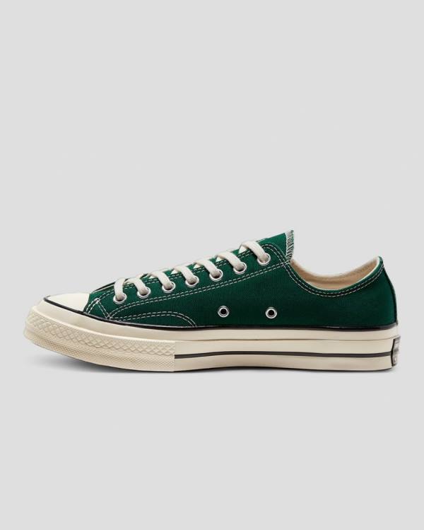 Converse Chuck 70 Organic Canvas Low Tops Shoes Green | CV-287KVX