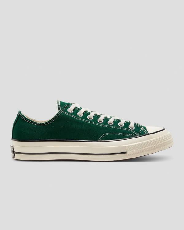 Converse Chuck 70 Organic Canvas Low Tops Shoes Green | CV-287KVX