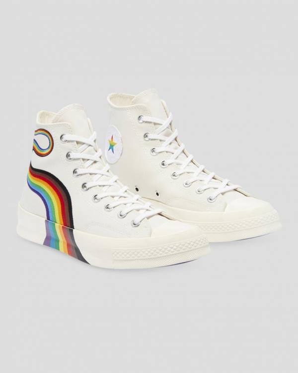 Converse Chuck 70 Pride High Tops Shoes Beige | CV-136SYF