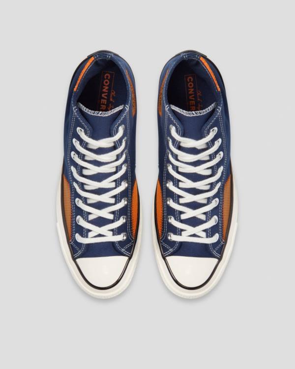 Converse Chuck 70 Ripstop High Tops Shoes Blue | CV-069RDO