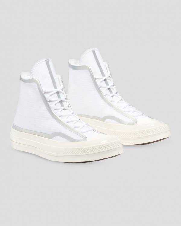 Converse Chuck 70 Tape Seam High Tops Shoes White | CV-367BKN