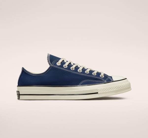 Converse Chuck 70 Tonal Polyester Low Tops Shoes Navy / Black | CV-785SGY