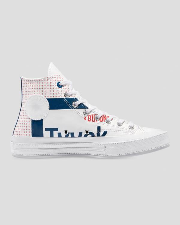 Converse Chuck 70 Tyvek High Tops Shoes White | CV-682ROG