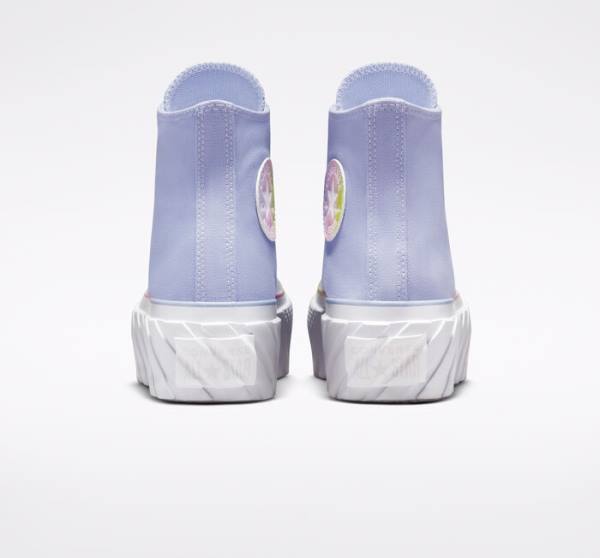 Converse Chuck Taylor All Star 2X Lift Platform Pastel Gradient High Tops Shoes Blue / White | CV-231FOJ