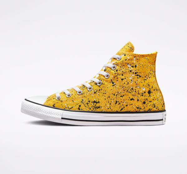 Converse Chuck Taylor All Star Archive Paint Splatter High Tops Shoes White | CV-460AYW