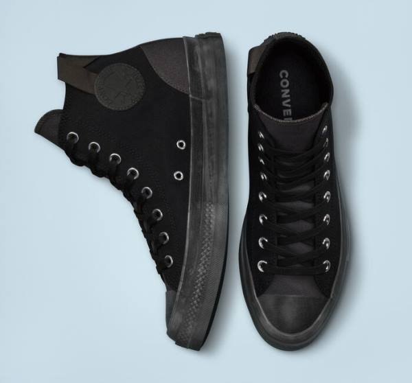 Converse Chuck Taylor All Star CX Stretch Canvas High Tops Shoes Black | CV-507ZVK