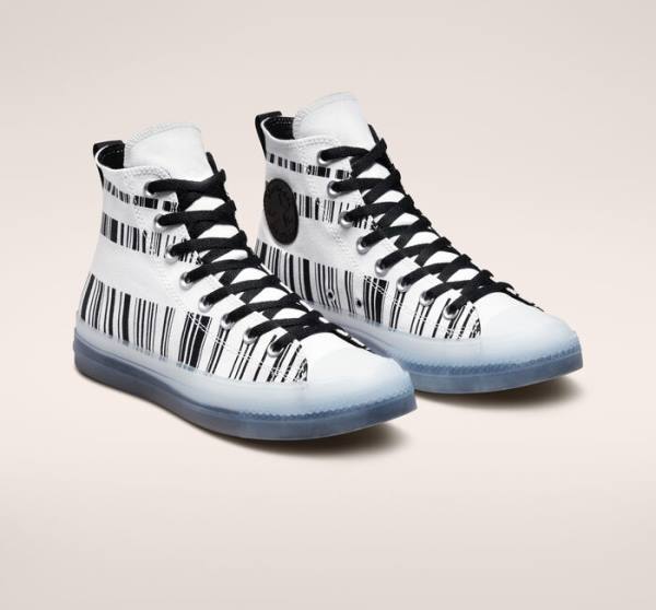 Converse Chuck Taylor All Star CX Translucent Barcode High Tops Shoes White / Black | CV-217TXV