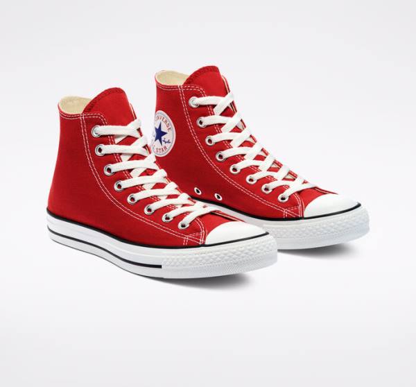 Converse Chuck Taylor All Star Classic High Tops Shoes Red | CV-980VJA