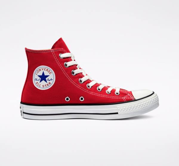 Converse Chuck Taylor All Star Classic High Tops Shoes Red | CV-980VJA