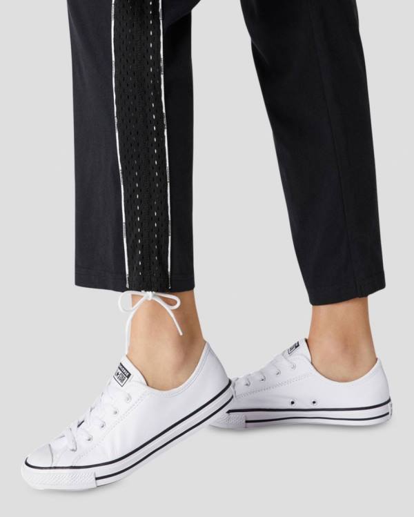 Converse Chuck Taylor All Star Dainty Leather Low Tops Shoes White | CV-310JAV