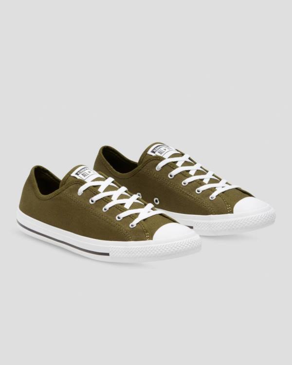 Converse Chuck Taylor All Star Dainty Mix And Match Low Tops Shoes Olive Blue | CV-907DLG