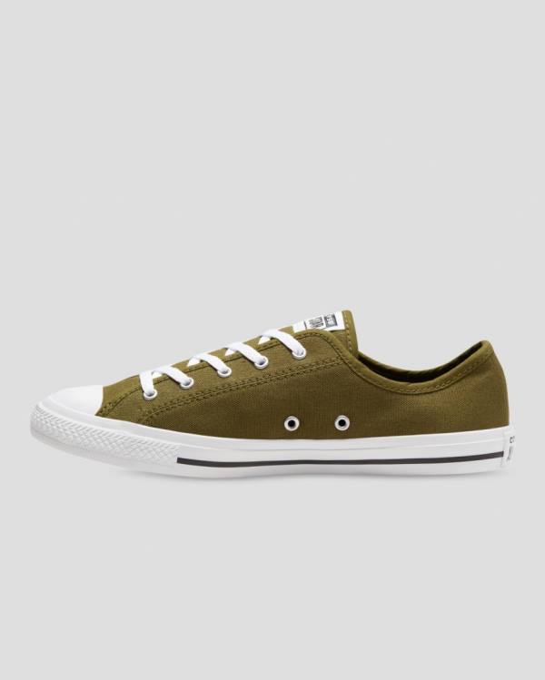 Converse Chuck Taylor All Star Dainty Mix And Match Low Tops Shoes Olive Blue | CV-907DLG