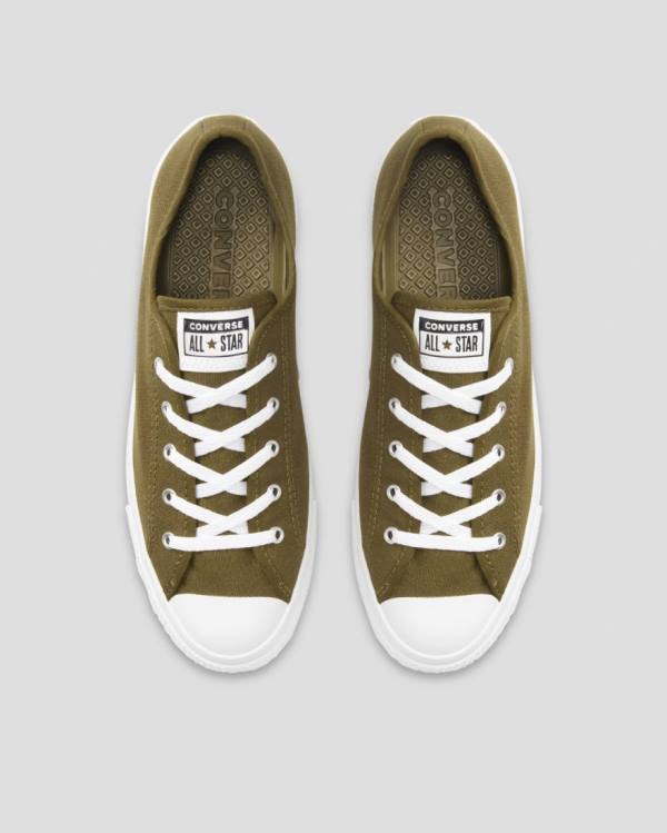 Converse Chuck Taylor All Star Dainty Mix And Match Low Tops Shoes Olive Blue | CV-907DLG