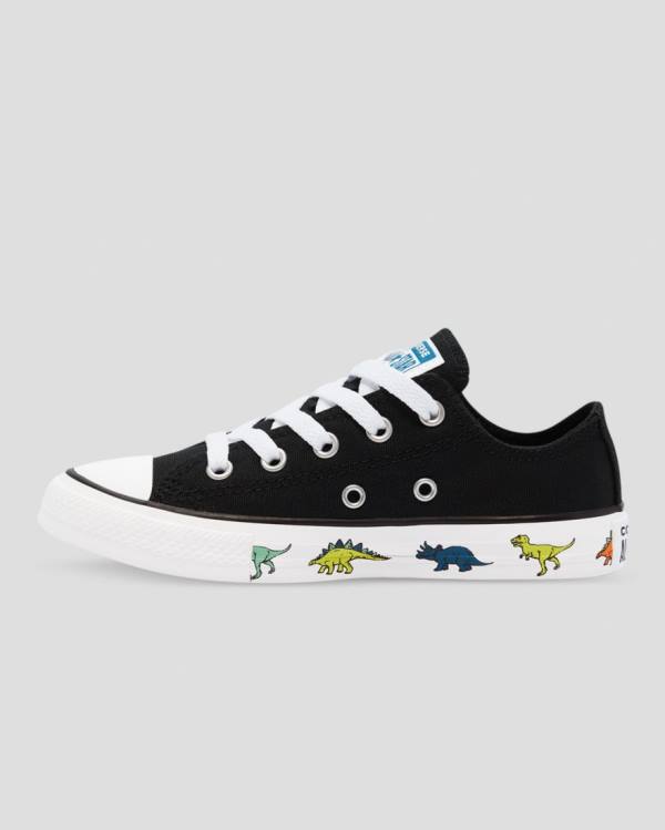 Converse Chuck Taylor All Star Dinoverse Low Tops Shoes Black | CV-170QSB