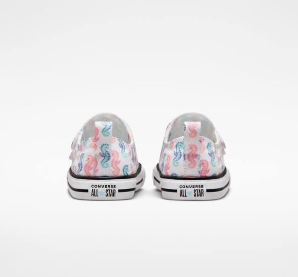 Converse Chuck Taylor All Star Easy-On Seahorses Low Tops Shoes White / Pink / Light | CV-526WAY