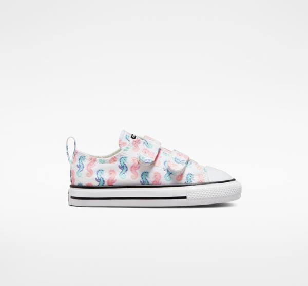 Converse Chuck Taylor All Star Easy-On Seahorses Low Tops Shoes White / Pink / Light | CV-526WAY