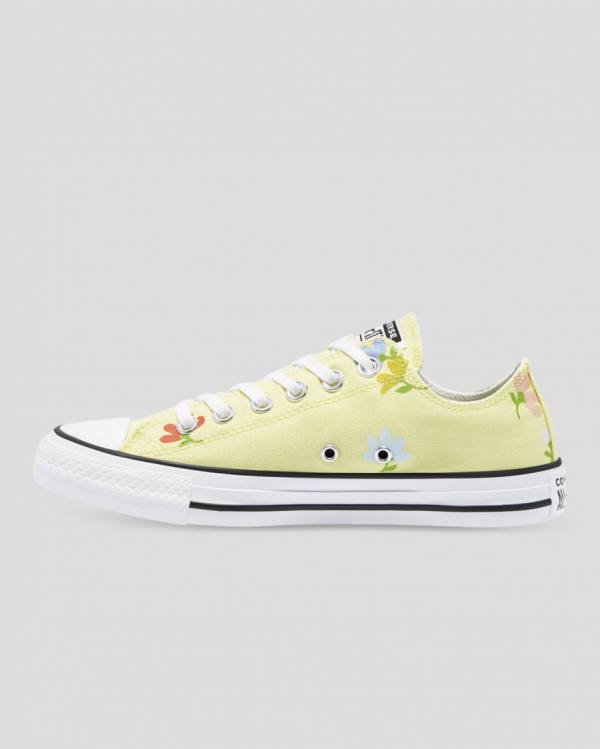 Converse Chuck Taylor All Star Garden Party Low Tops Shoes Yellow | CV-913GUQ