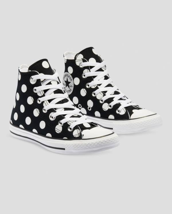 Converse Chuck Taylor All Star Glitter Shine High Tops Shoes Black | CV-964ISZ