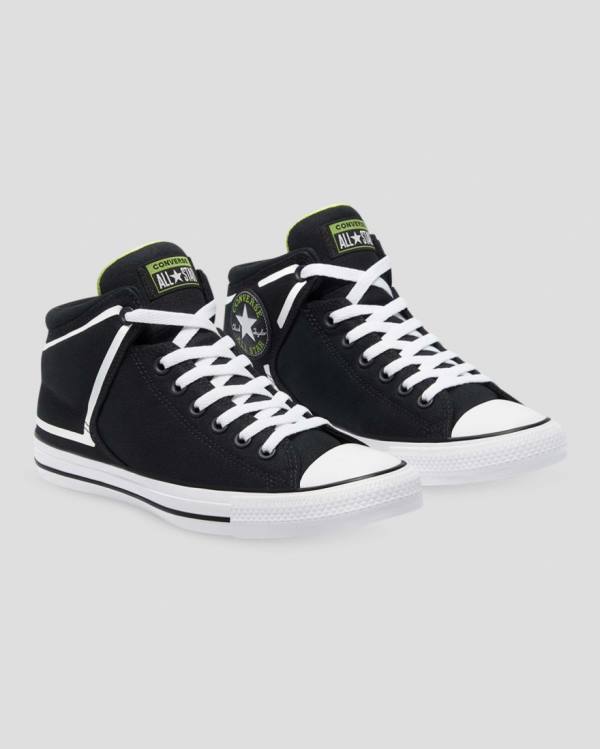 Converse Chuck Taylor All Star High Street Dramatic Nights High Tops Shoes Black | CV-569DYW