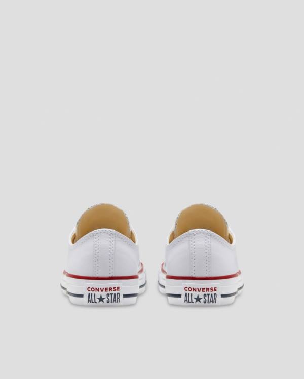 Converse Chuck Taylor All Star Leather Low Tops Shoes White | CV-325FLN