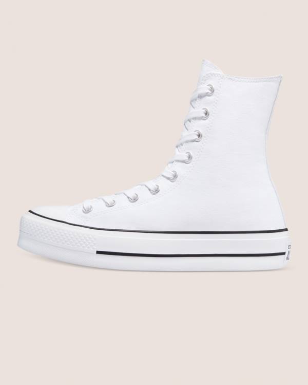 Converse Chuck Taylor All Star Lift X- High Tops Shoes White | CV-978RDT