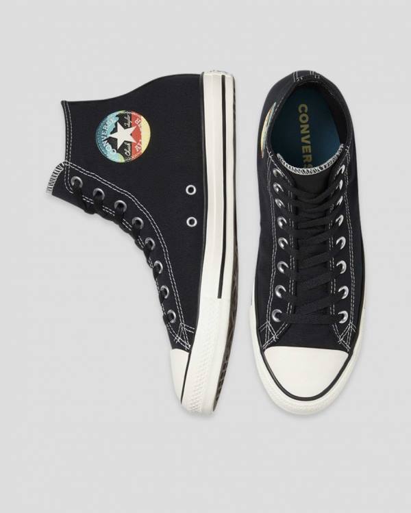 Converse Chuck Taylor All Star National Parks Patch High Tops Shoes Black | CV-345VAS