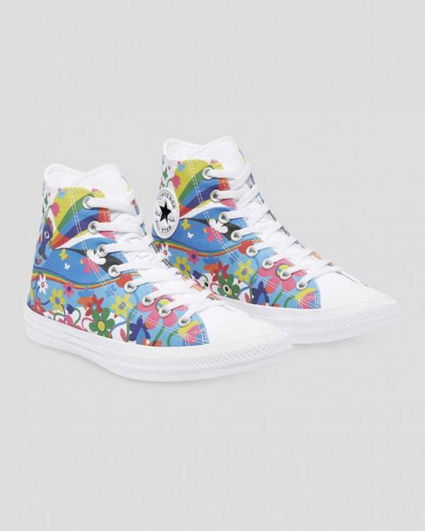 Converse Chuck Taylor All Star Pride High Tops Shoes Multicolor | CV-045HZX