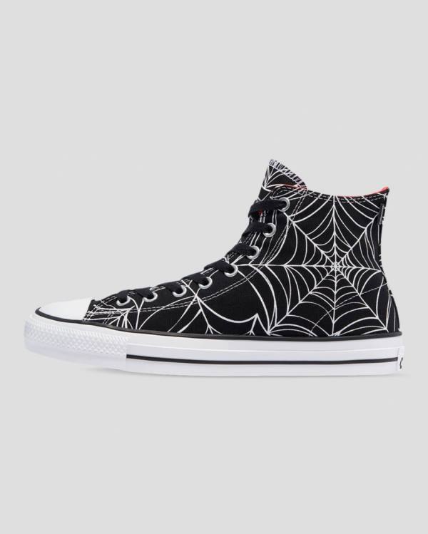 Converse Chuck Taylor All Star Pro Roll Up High Tops Shoes Black | CV-125XTV