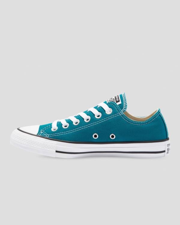 Converse Chuck Taylor All Star Seasonal Low Tops Shoes Blue | CV-394MIH