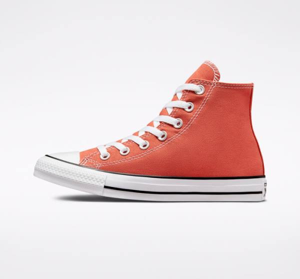 Converse Chuck Taylor All Star Seasonal Color High Tops Shoes Orange | CV-543KCH